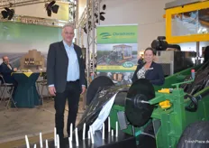 Hans Kalter and Managing Director Angelique Christiaens from Christiaens Agro Systems.
